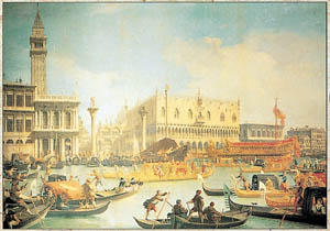 Poster: Canaletto: Il Bucintoro - cm 80x60