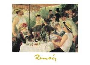 Poster: Renoir: Colazione dei Canottieri - cm 70x50