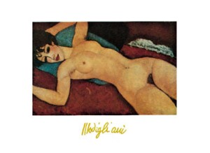 Poster: Modigliani: Nudo - cm 70x50