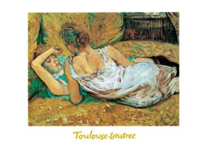 Poster: Toulouse-Lautrec: Les Amies - cm 70x50