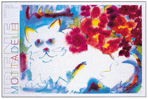Poster: Mottadelli: Reclining Cat - cm 91x61