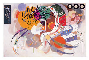 Poster: Kandinsky: Curva dominante - cm 100x70
