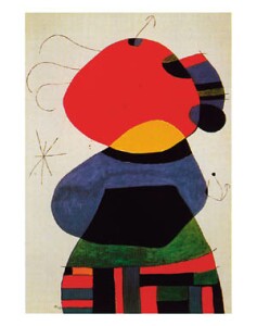 Poster: Mirò: Femme - cm 40x50