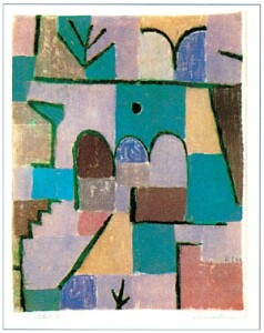 Poster: Klee: Garten im Orient - cm 60x80