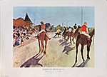 Poster: Degas: Chevaux de course - cm 70x50