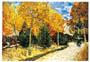 Poster: Van Gogh: Giardino autunnale -  cm 100x70