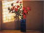 Poster: Darashkevich: Fiori rossi in vaso - cm 80x60