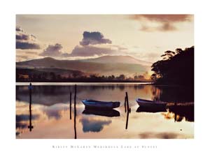 Poster: McLaren: Merimbula Lake at Sunset - cm 80x60