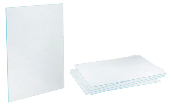 Vetro plastico (polistirene-crilex) spess. mm 1,8 cm 50x50