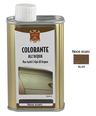 Colore per legno 250 ml - Noce scuro
