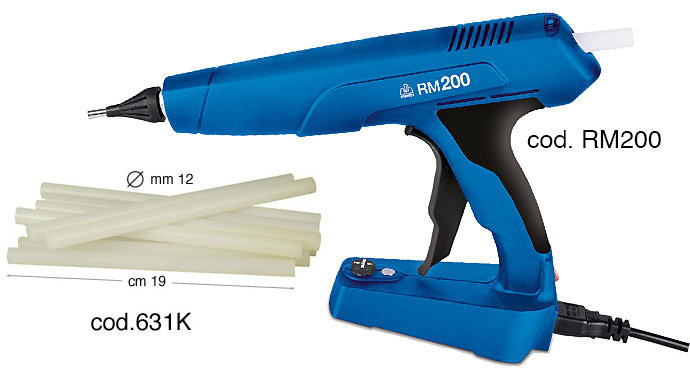 Pistola incollatrice professionale modello RM200 - Watt 200