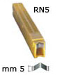 Graffe Cassese per legni teneri - mm  5 - 280 graffe (1 caricatore)