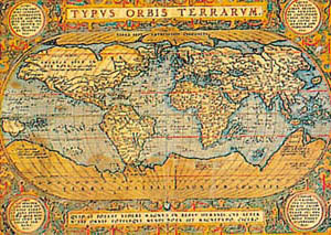 Stampa: Typus Orbis Terrarum -  cm 25x35