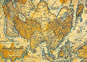 Stampa: Mappa antica dell'Asia -  cm 35x25