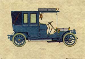 Stampa: Macchine d'epoca: Fiat - cm 35x25