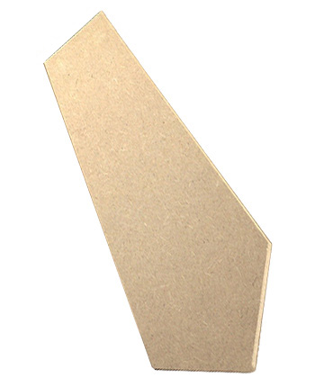Cravatte in MDF naturale per schienali piccoli (fino a cm 15x20)