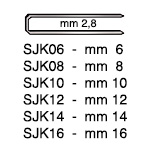 Punti tipo SJK mm 12 - Scatola da 20.000 punti
