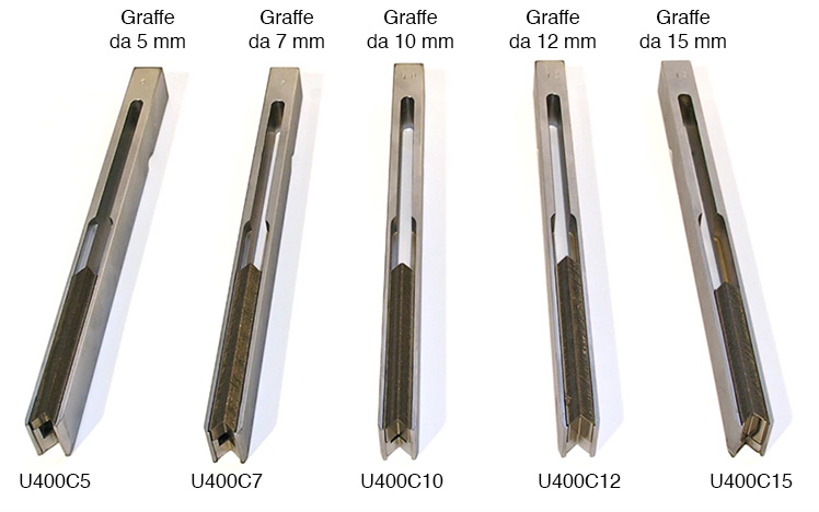 Caricatore per graffe da 10 mm per Minigraf U400