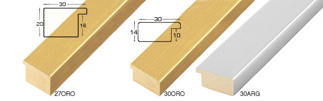 g41a027q - Battente basso Oro Arg piatte