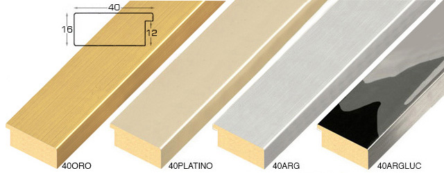 g41a040q - Battente basso Oro Arg piatte