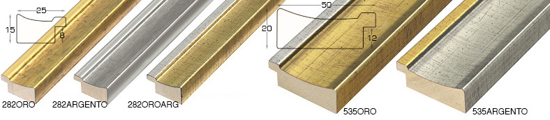 g41a282q - Battente basso Oro Arg sagomate