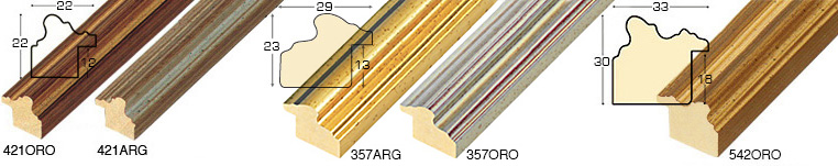 g41a421 - Battente basso Oro Arg sagomate