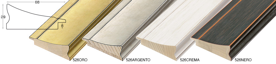 g41a526q - Battente basso Oro Arg sagomate