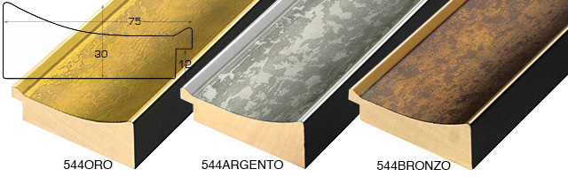 g41a544 - Battente basso Oro Arg sagomate