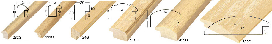 Asta ayous grezza - larghezza mm 20 - altezza mm 20