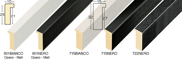 g49a601w - Battente alto Piatte Bianco Nero