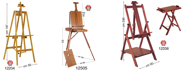 Cavalletto da studio bifacciale