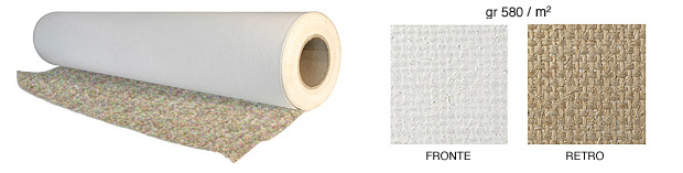 Tela per pittura juta 580 gr/mq - grana grossa metri 10 x 2,10