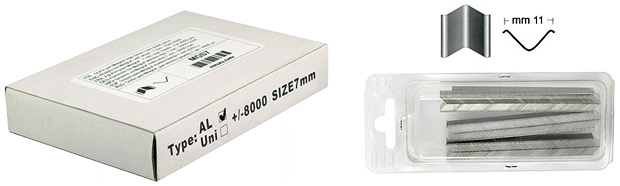 Graffe per Minigraf legni teneri - mm 7 8000 graffe