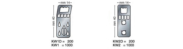 Attaccaglie Kwick 1 - Confez. da 200 pezzi