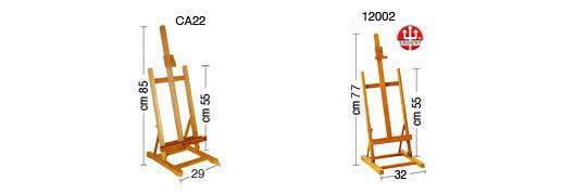 Cavalletto da tavolo in legno