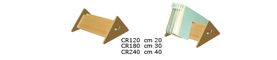 Espositore campioni di passepartout a smusso - lungo 20 cm