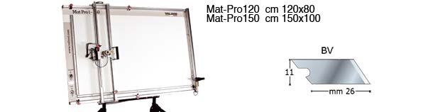 Optional per taglio ovale/tondo per Mat-Pro 120