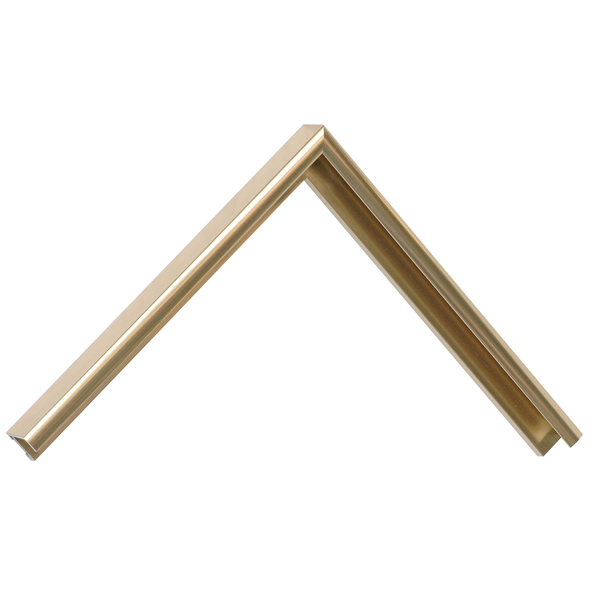 Asta alluminio serie 12 piatta - Bronzo lucido - Campione