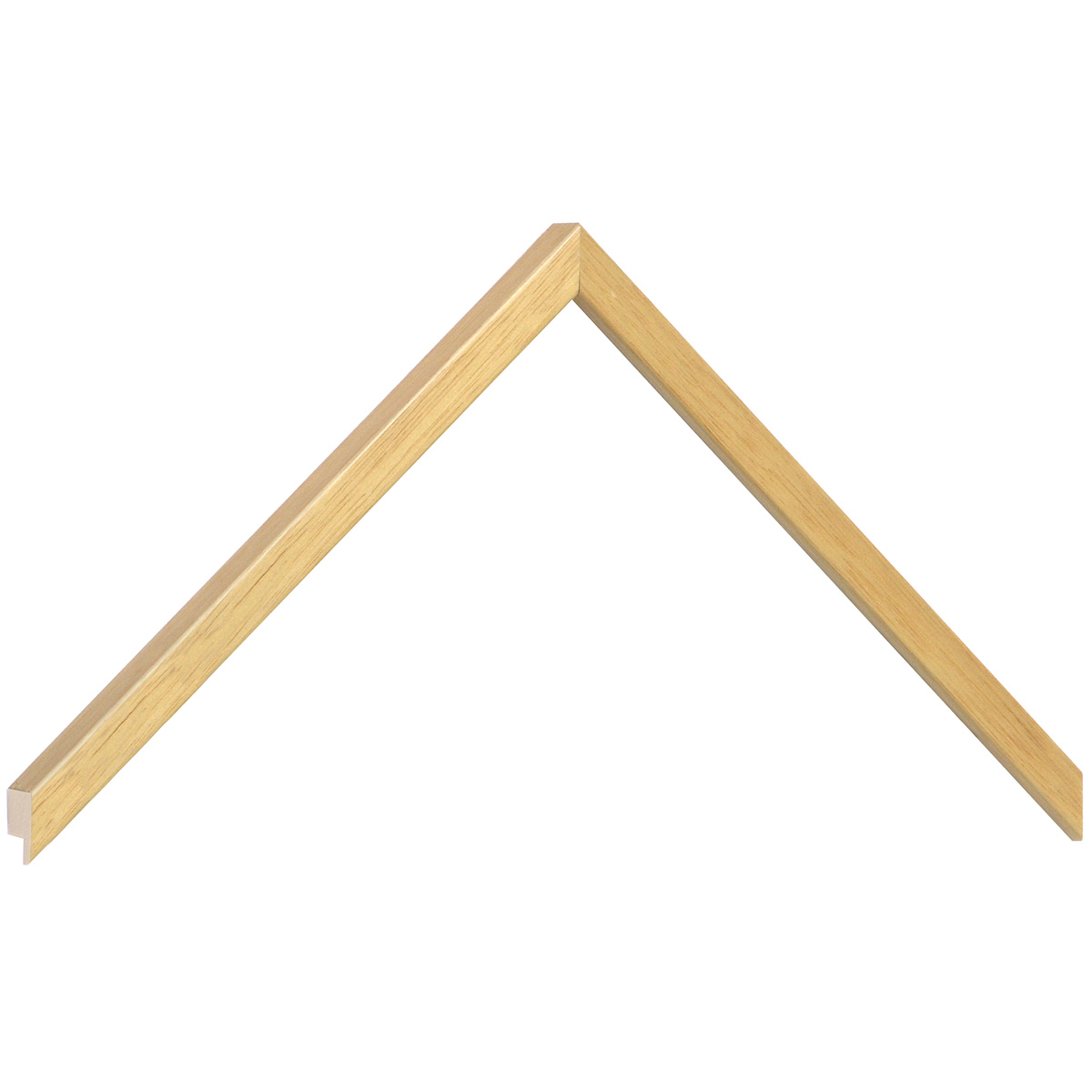 Asta in ayous piatta - Larghezza 10mm Altezza 13 - Legno naturale - Campione