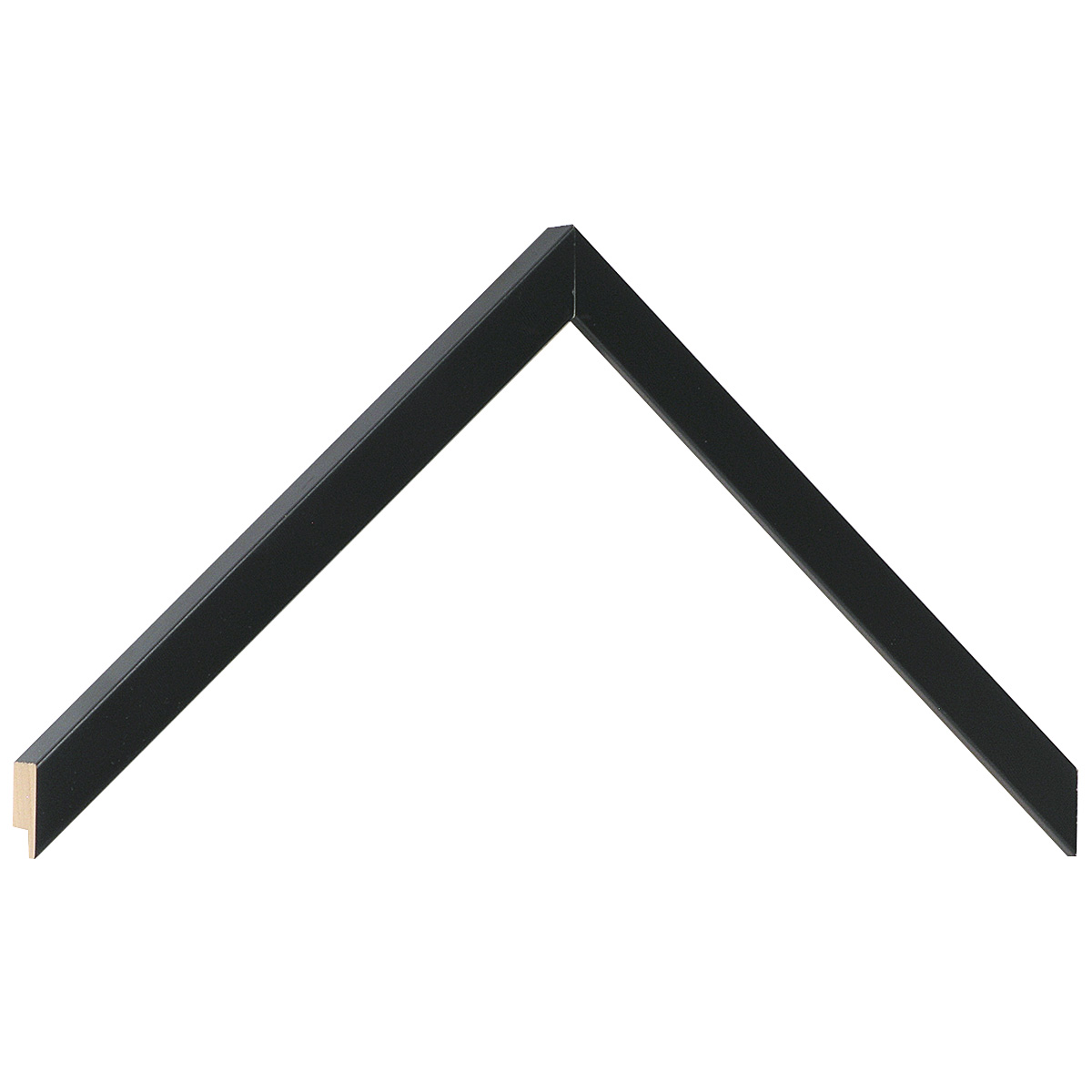 Asta in ayous - Larghezza 12mm Altezza 20 - Nero - Campione