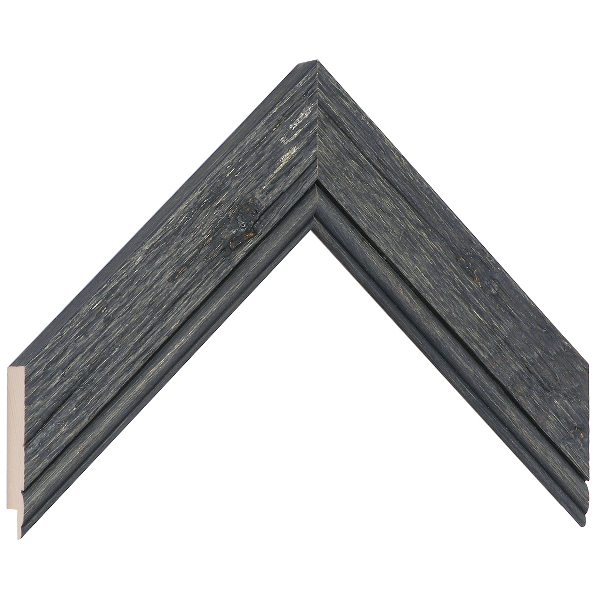 Asta in abete - Larghezza 41mm Altezza 20 - Nero - Campione
