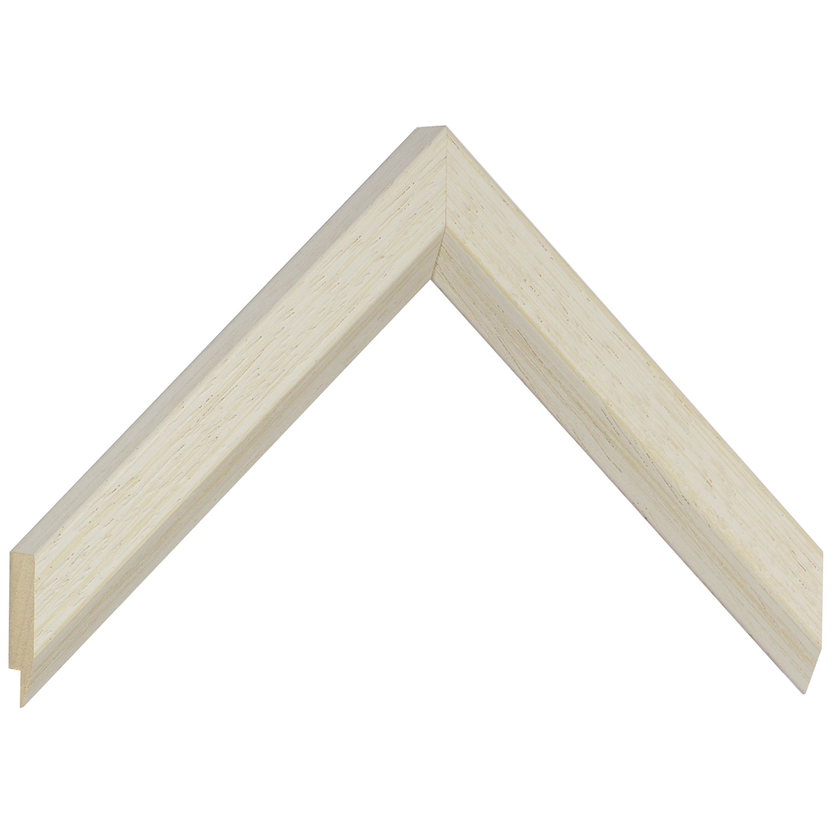 Asta in ayous - Larghezza 28mm Altezza 20 - Crema - Campione