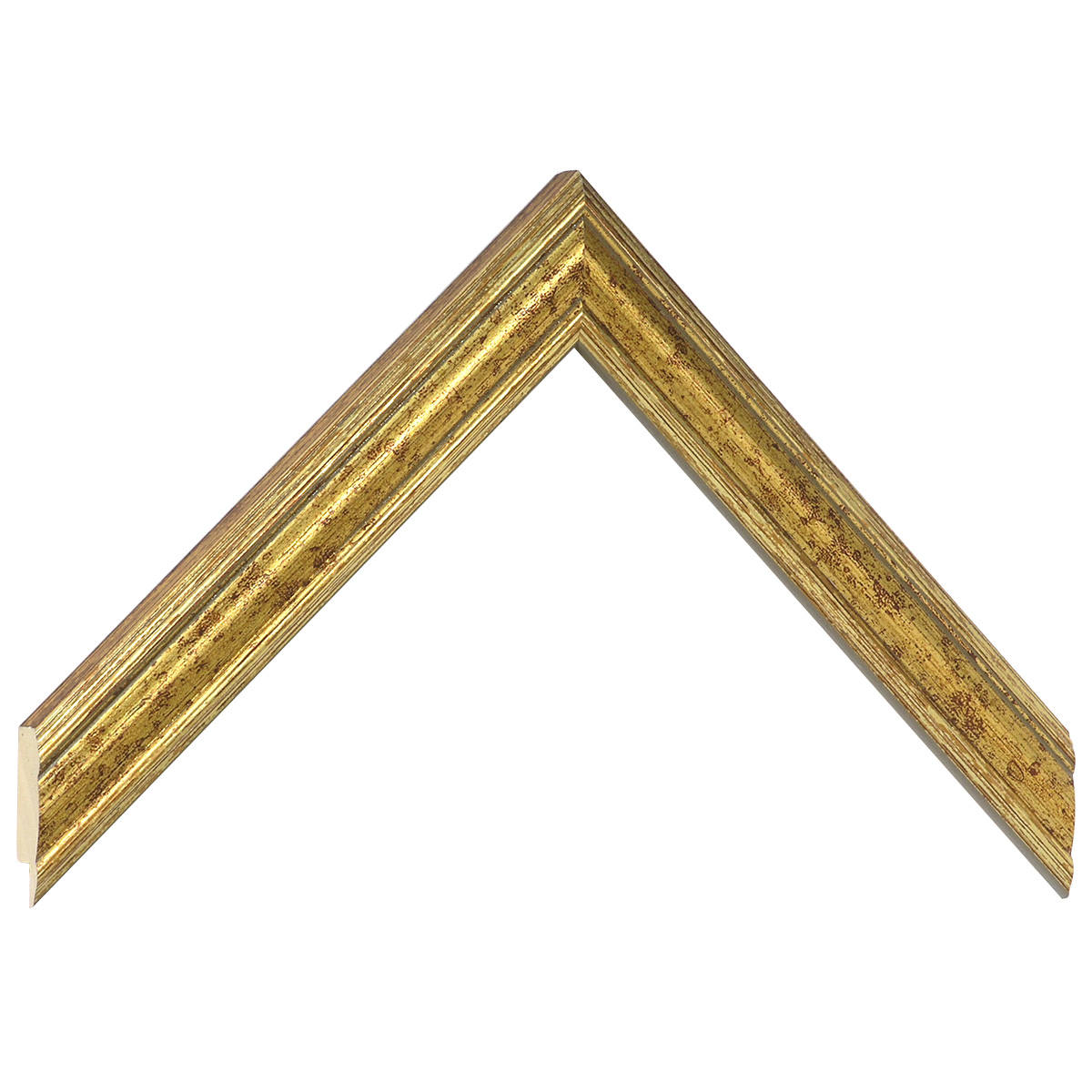 Asta in ayous - Larghezza 24mm Altezza 13 - Oro anticato - Campione