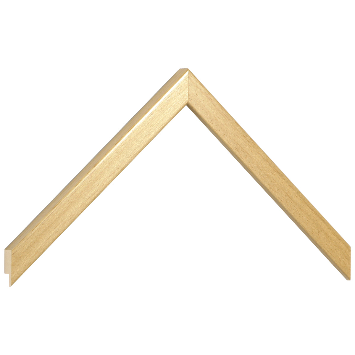 Asta in ayous piatta - Larghezza 15mm Altezza 14 - Legno naturale - Campione