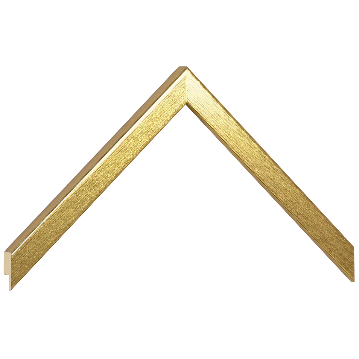 Asta in ayous piatta - Larghezza 15mm Altezza 14 - Oro - Campione