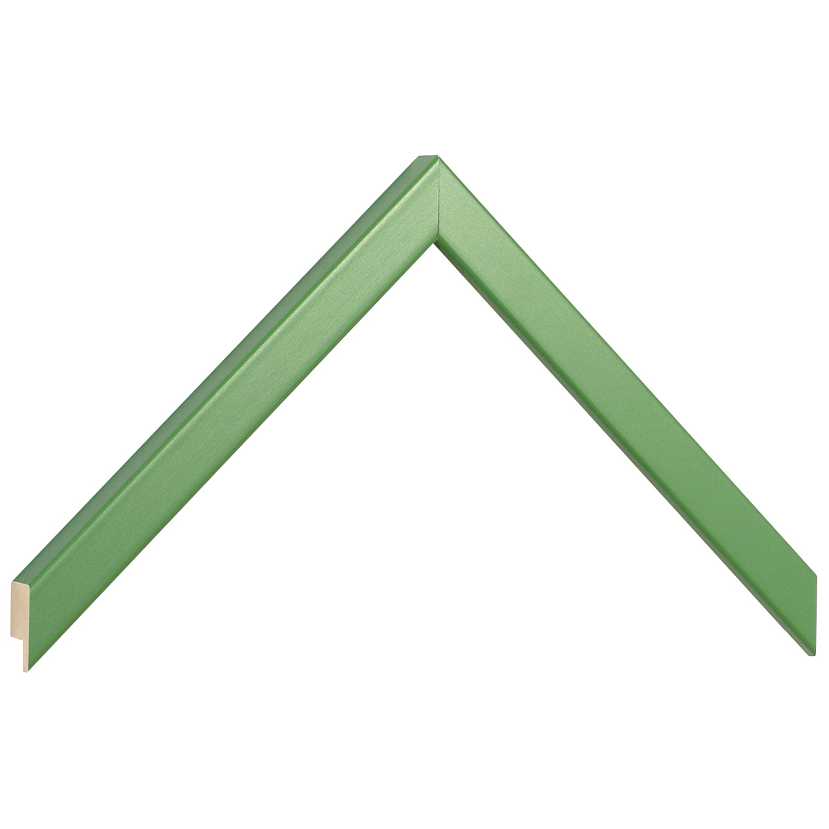 Asta in ayous piatta - Larghezza 15mm Altezza 14 - Verde - Campione