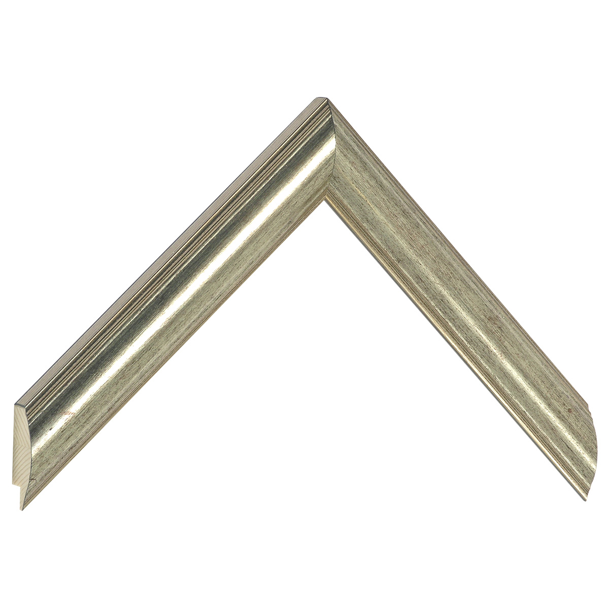 Asta pino giuntato - Larghezza 25mm Altezza 19 - Argento - Campione