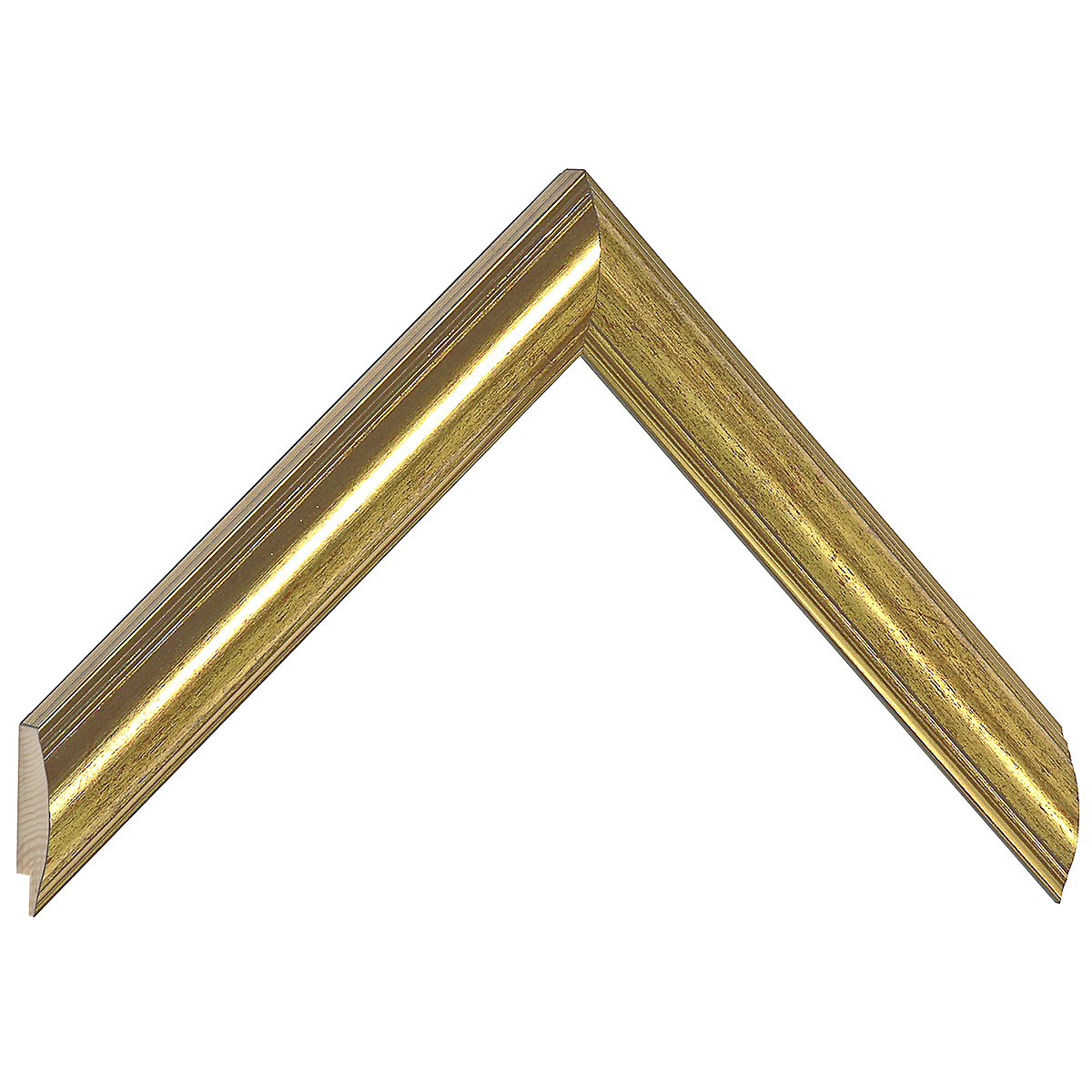 Asta pino giuntato - Larghezza 25mm Altezza 19 - Oro - Campione