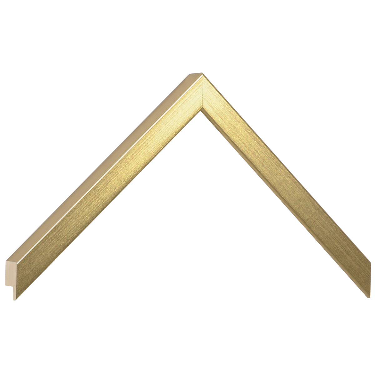 Asta in ayous piatta - Larghezza 15mm Altezza 20 - Oro - Campione