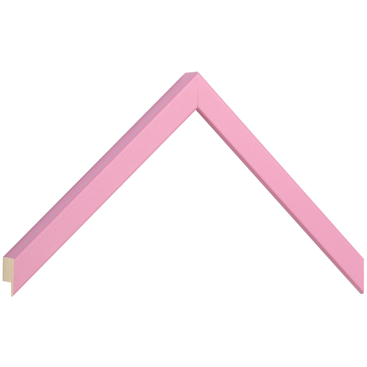 Asta in ayous piatta - Larghezza 15mm Altezza 20 - Rosa - Campione